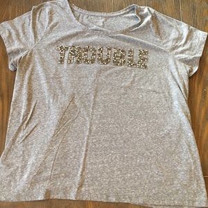Jeweled Trouble shirt